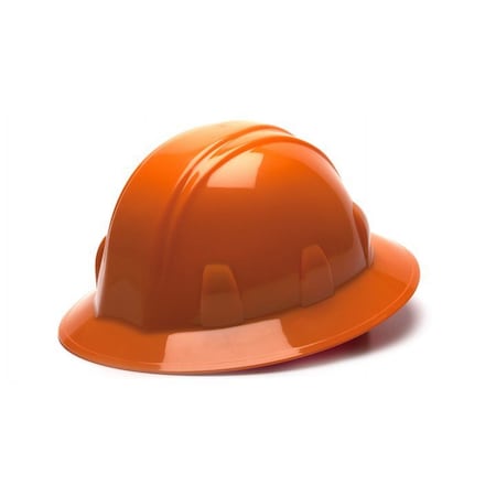 Pyramex - SL Series Full Brim Hard Hat - Orange-Full Brim 4 Pt Ratchet Suspension HP24140